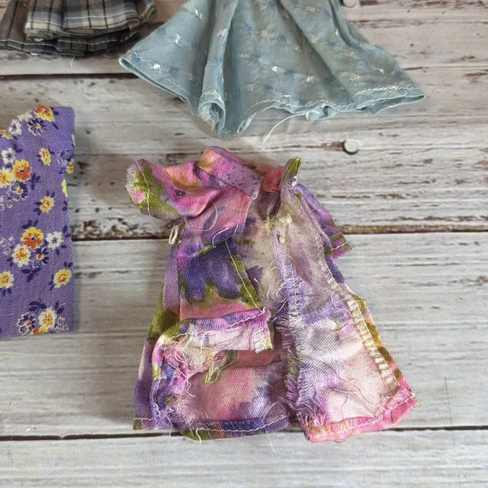 Mattel Rock Flowers Doll Case 1970 Vintage + 2 Topper Dawn Figures & Clothing
